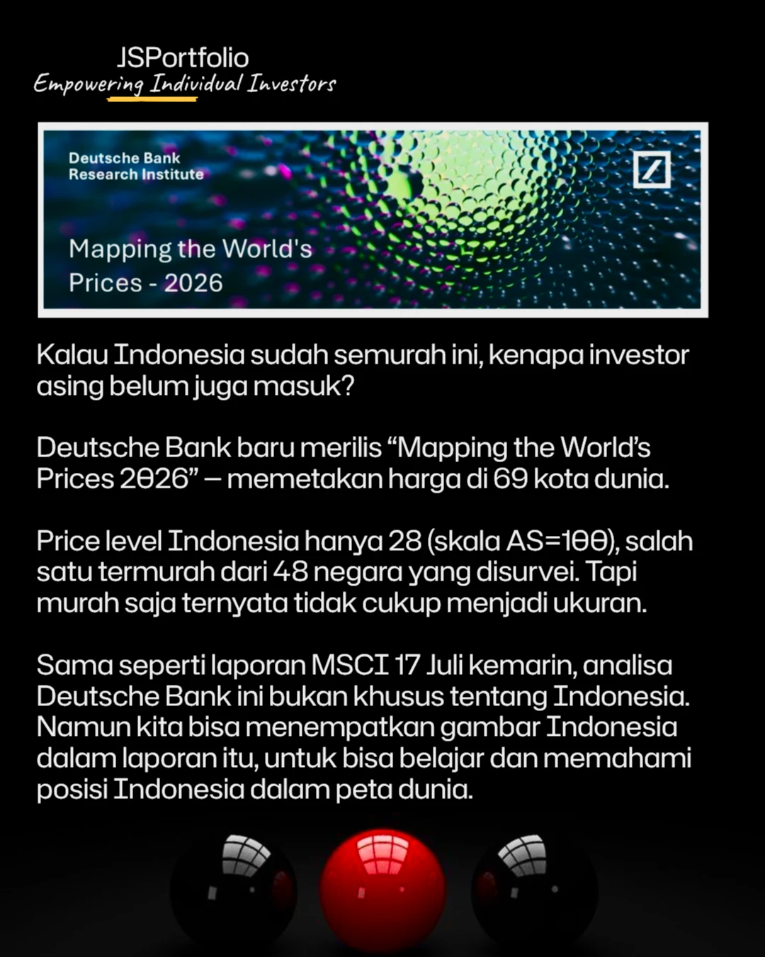 Murah Saja Tidak Cukup